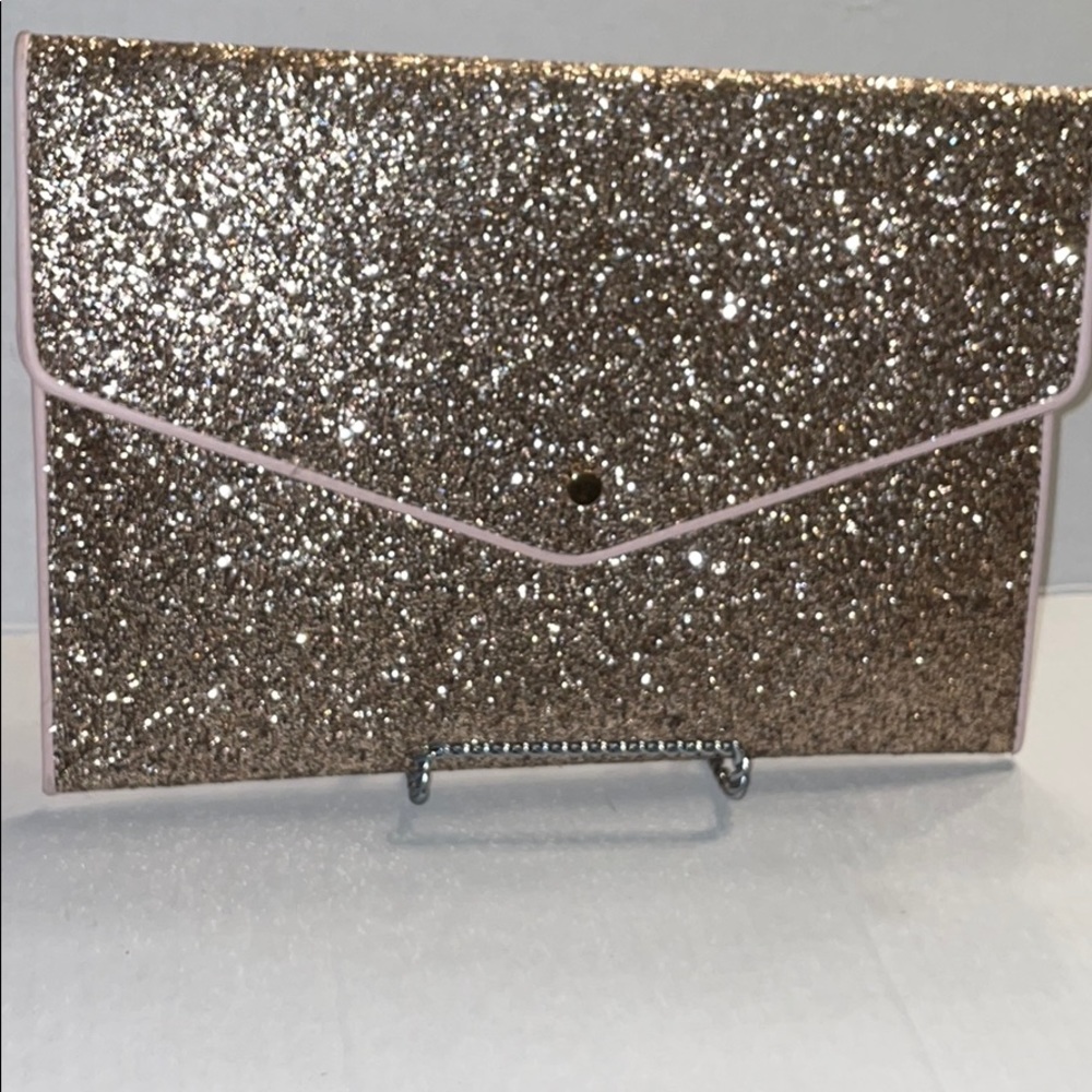 Rose Gold pink clutch new
